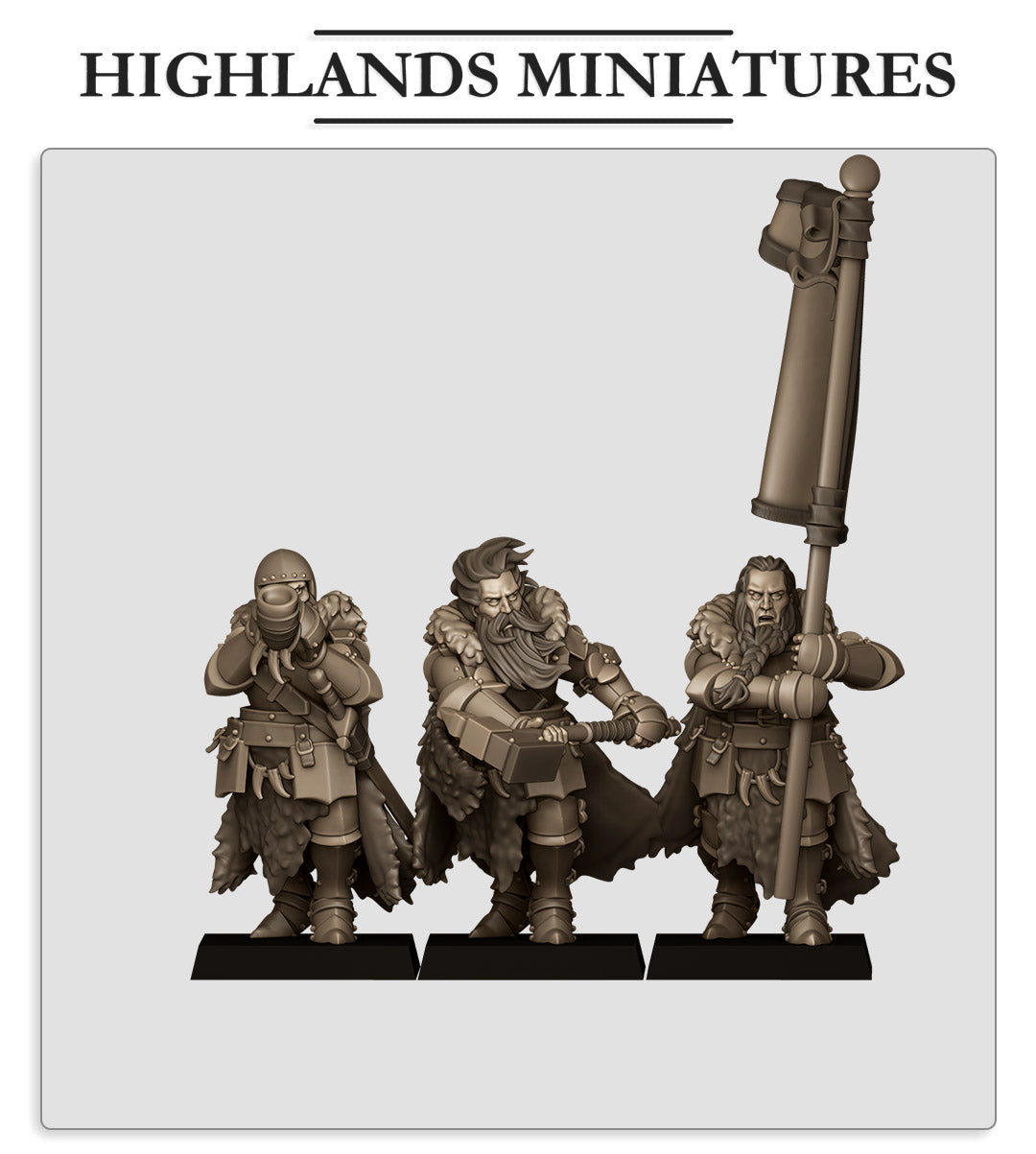 Mergenheim Knights on Foot - Highlands Miniatures