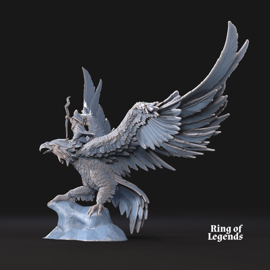 Free Forest Mage on Eagle - Ring Of Legends - Davale Games