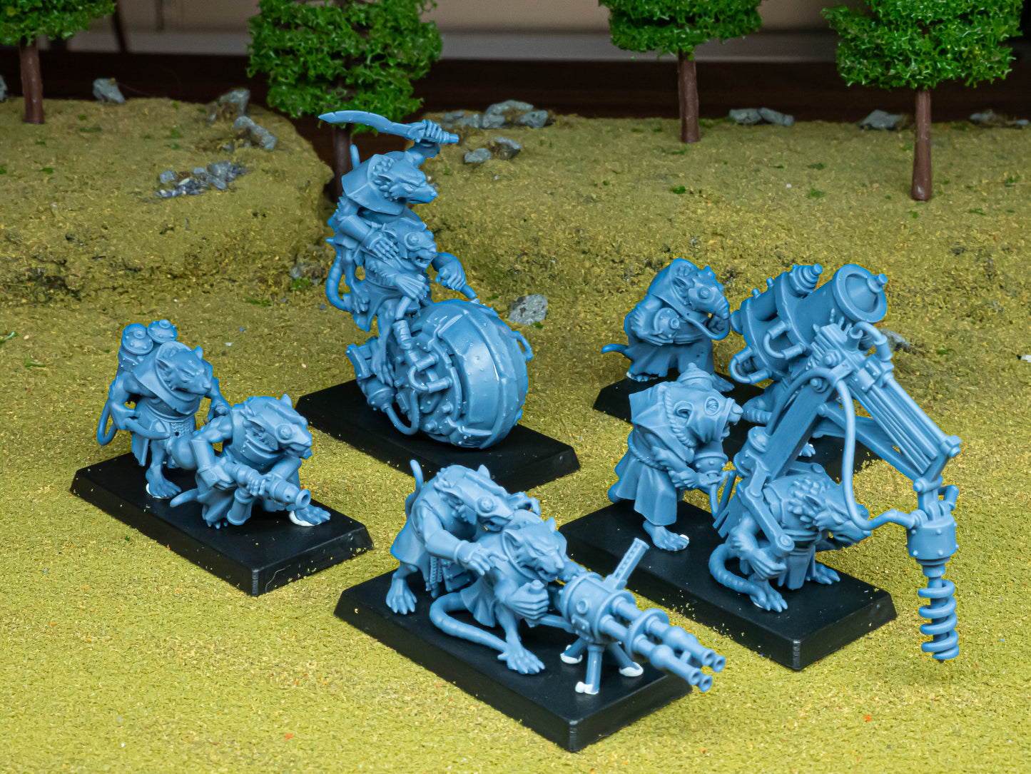 Sewer Vermin Heavy Weapons Teams - Highlands Miniatures