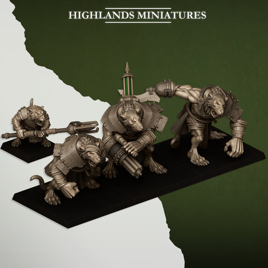 Ratgors and Ratgor Master - Highlands Miniatures