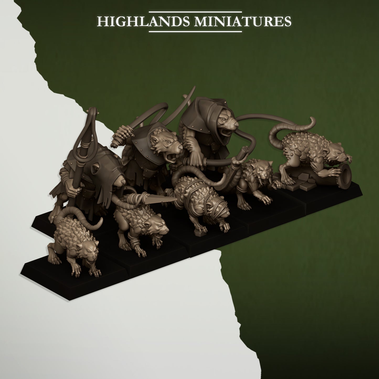 Rats and Rat Masters - Highlands Miniatures