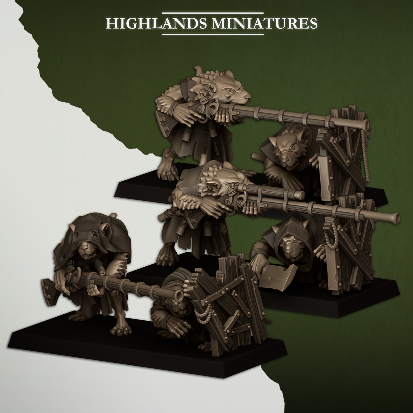Vermin Shooters Teams - Highlands Miniatures