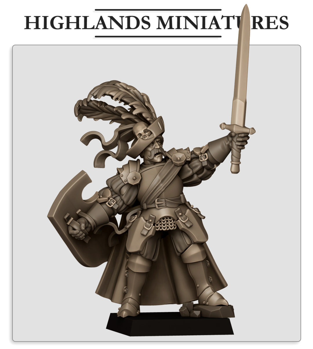 Sunland General on Foot - Highlands Miniatures