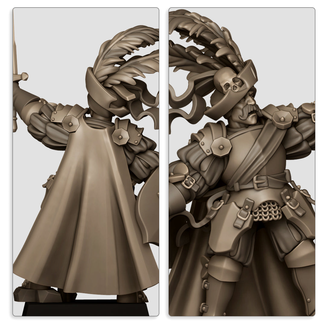 Sunland General on Foot - Highlands Miniatures