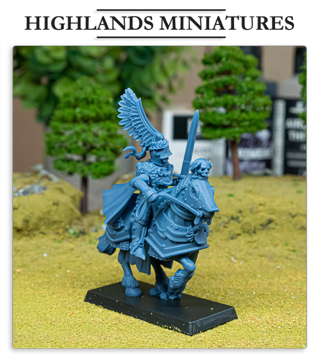 Sunland General on Horse - Highlands Miniatures