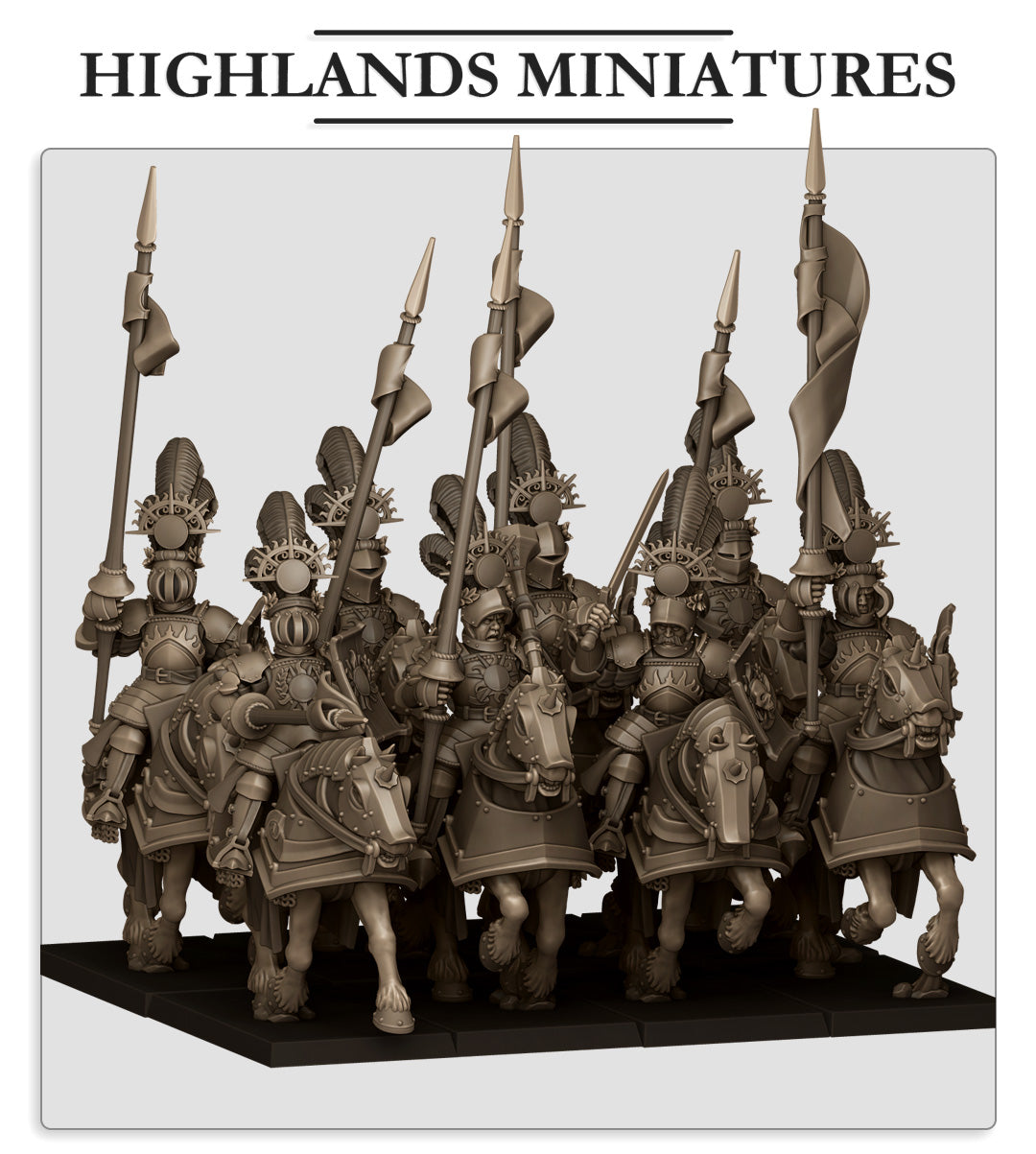 Sunland Golden Flames Knights - Highlands Miniatures