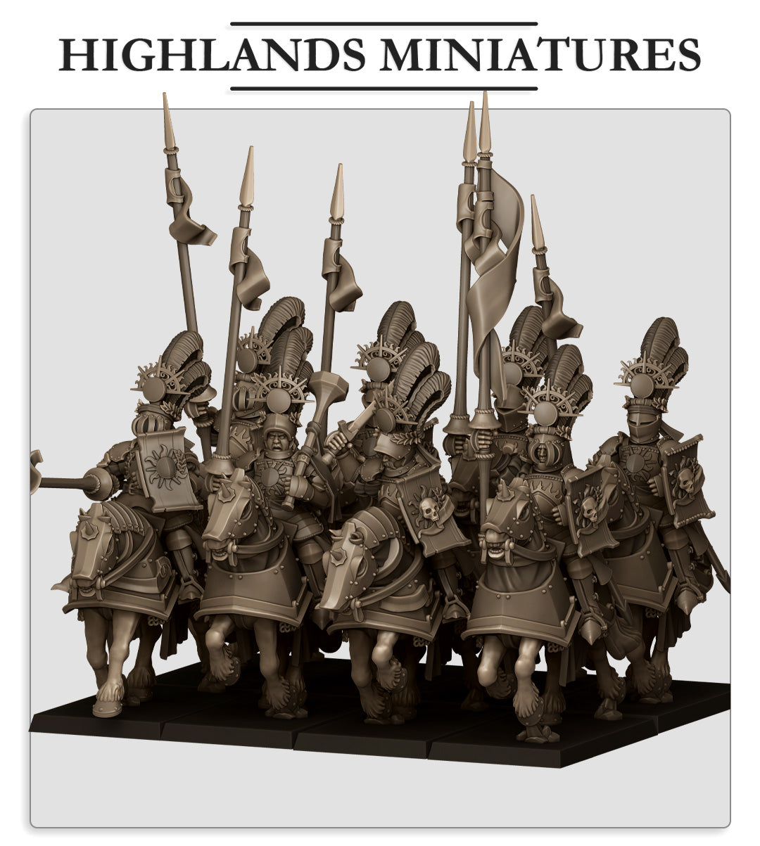 Sunland Golden Flames Knights - Highlands Miniatures