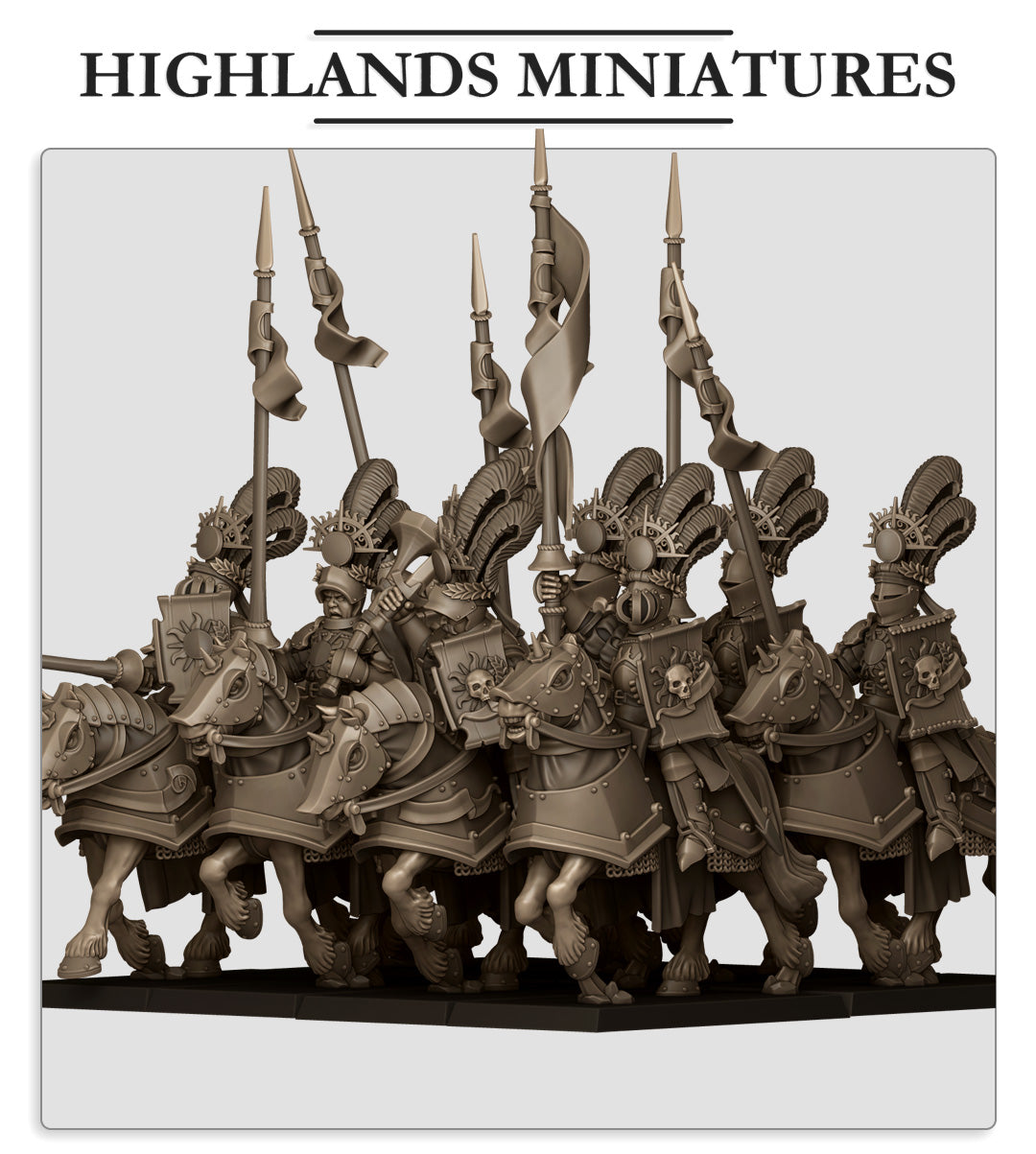 Sunland Golden Flames Knights - Highlands Miniatures