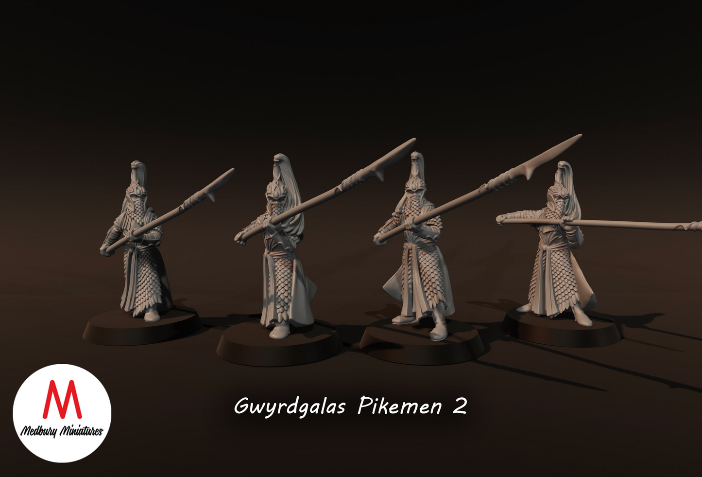 Gwyrdgalas Pikemen 2 - Medbury Miniatures