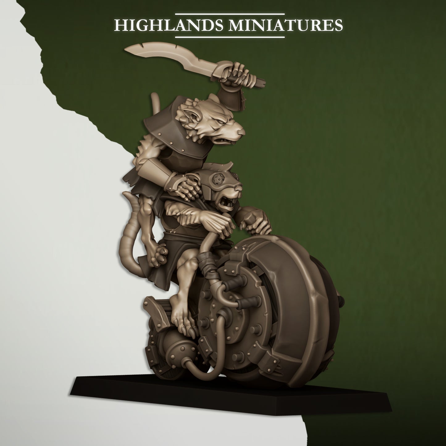 Sewer Vermin Heavy Weapons Teams - Highlands Miniatures