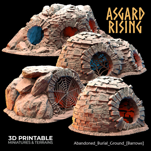 4x Grabhügel - Asgard Rising