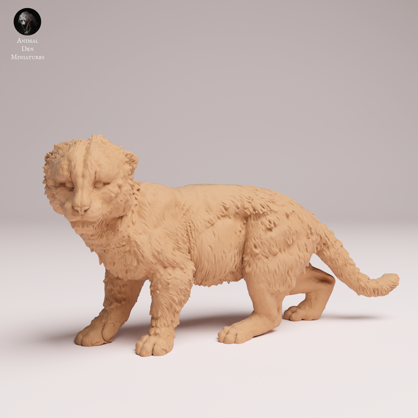 Amur Leopard Cub - Animal Den Miniatures