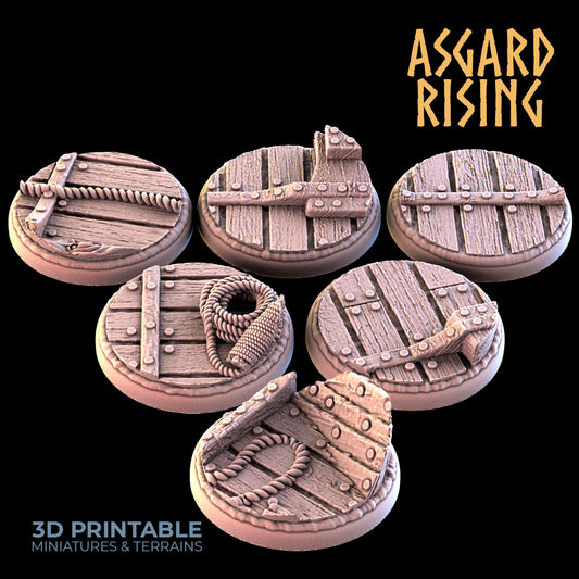 SCHIFFSDECK 6 x Rundsockel 25 mm - Asgard Rising