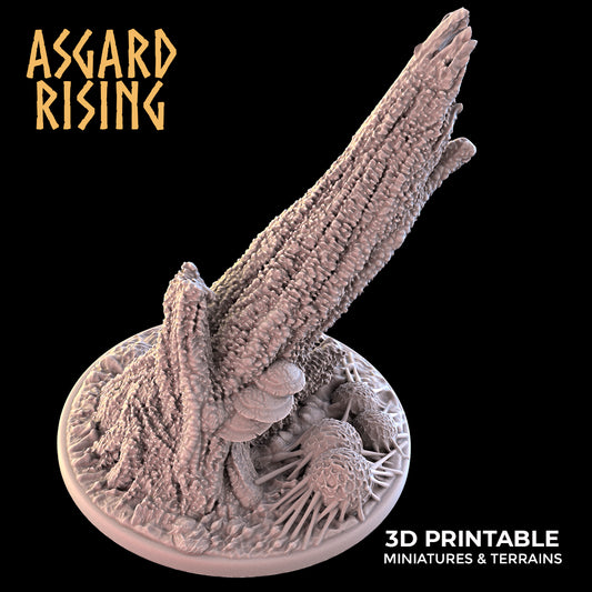 Befallenes Gelände – 1 x 60 mm Rundsockel – Asgard Rising