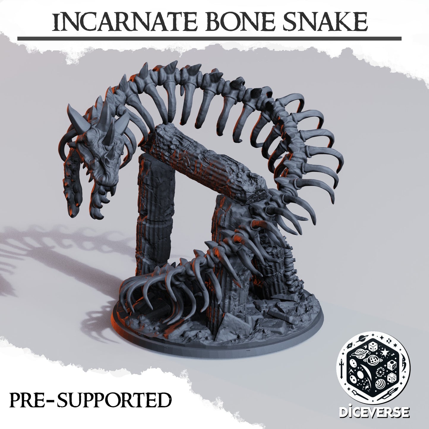 Incarnate Bone Snake - Diceverse