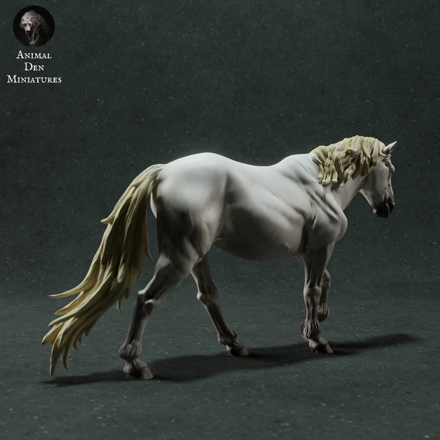 Camargue Horse - Animal Den Miniatures