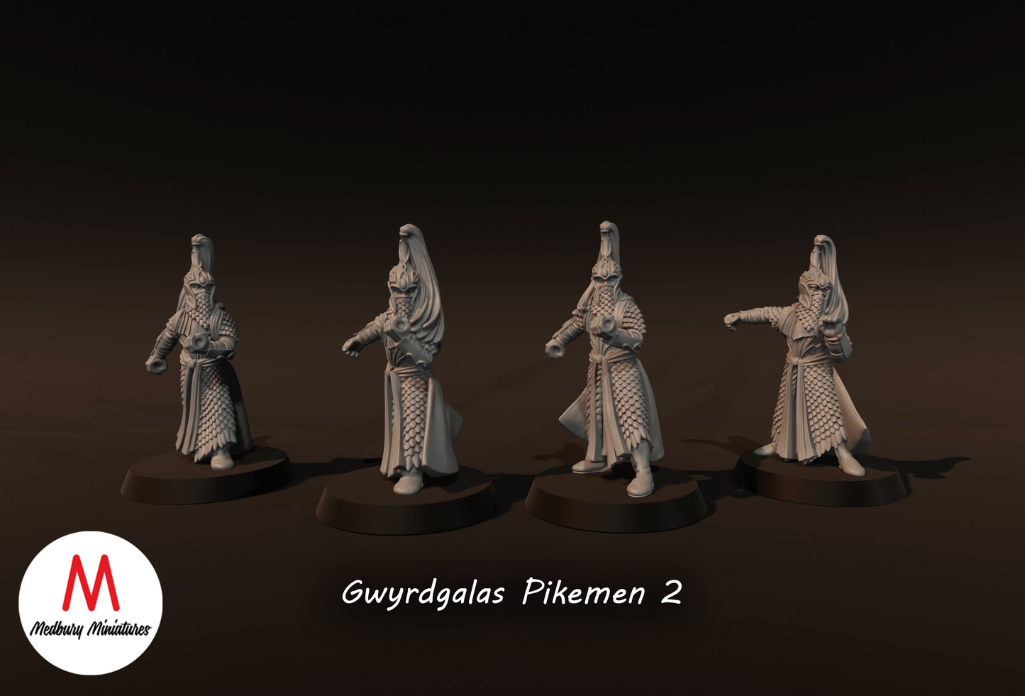 Gwyrdgalas Pikemen 2 - Medbury Miniatures
