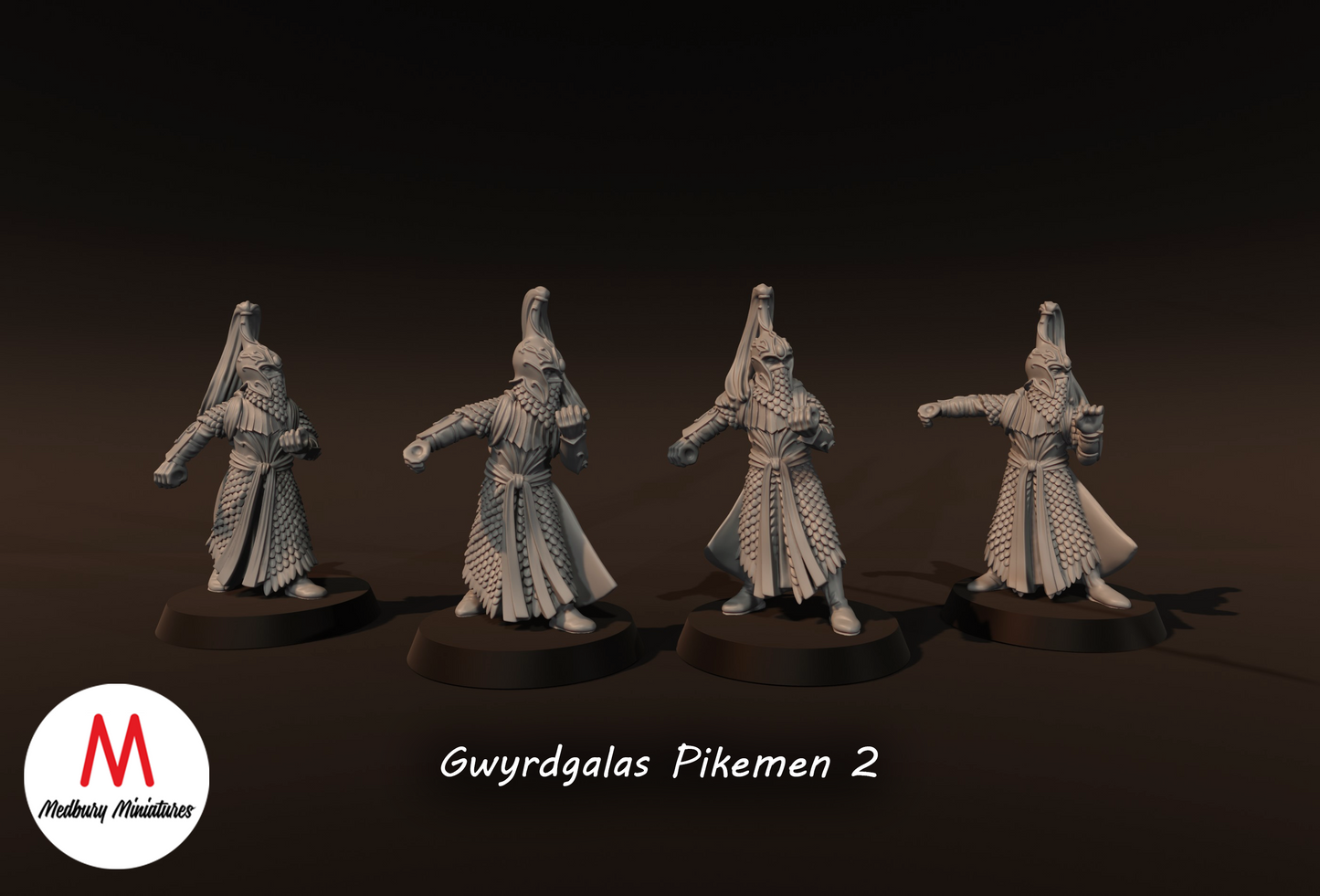 Gwyrdgalas Pikemen 2 - Medbury Miniatures