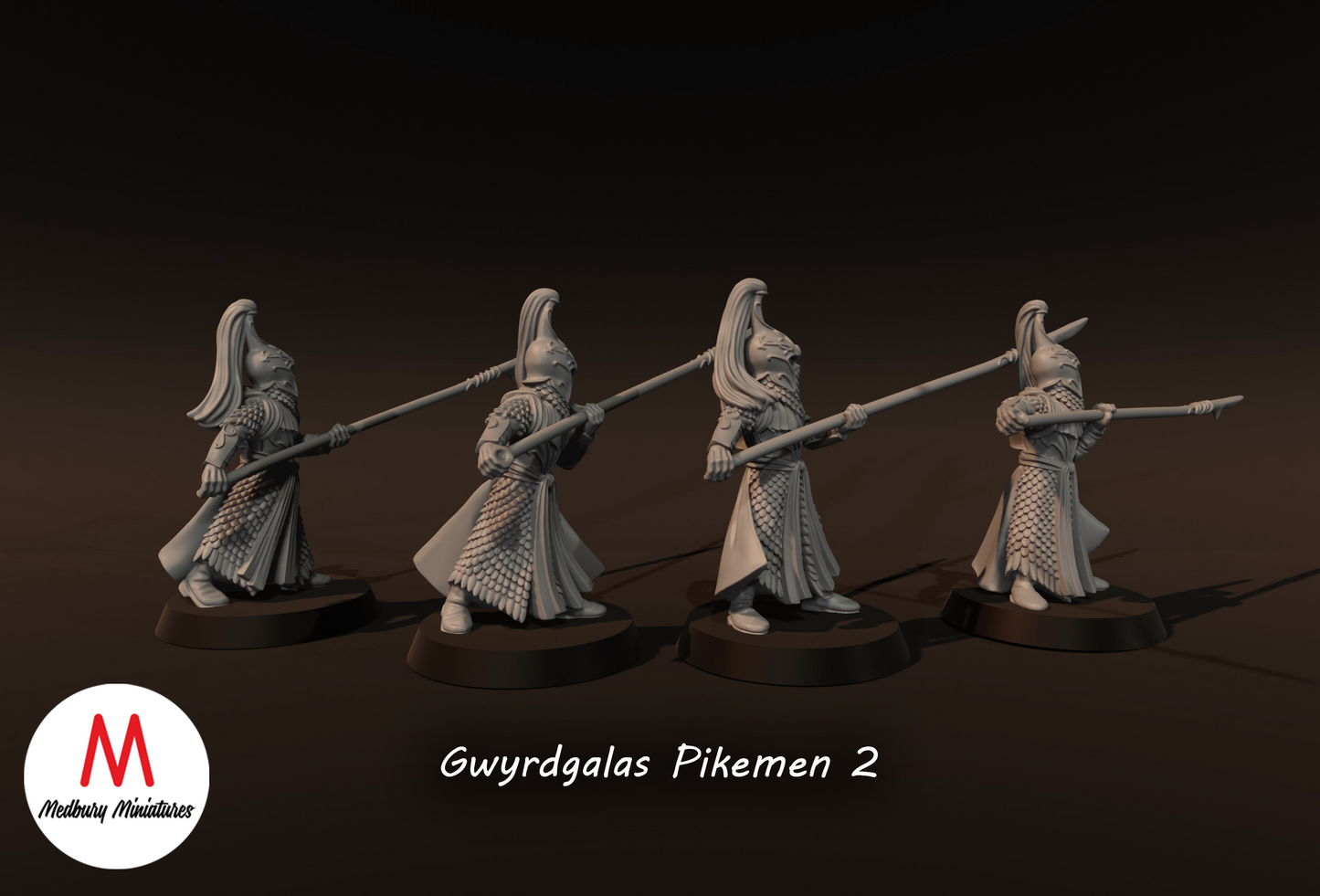 Gwyrdgalas Pikemen 2 - Medbury Miniatures