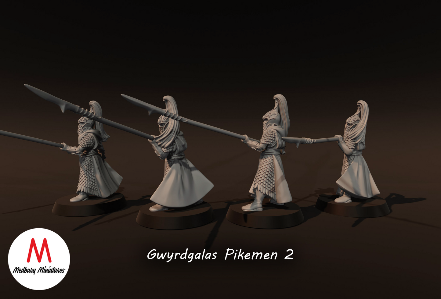Gwyrdgalas Pikemen 2 - Medbury Miniatures