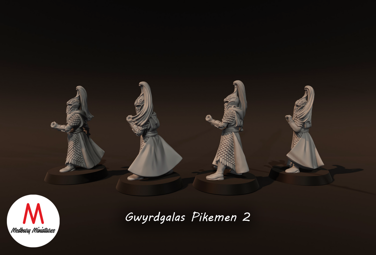 Gwyrdgalas Pikemen 2 - Medbury Miniatures