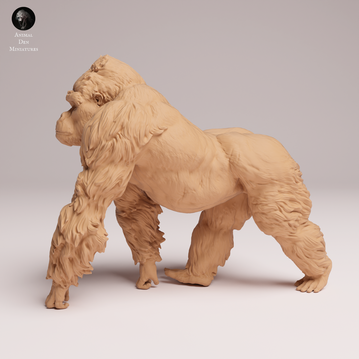 Eastern Lowland Gorilla - Silverback - Animal Den Miniatures