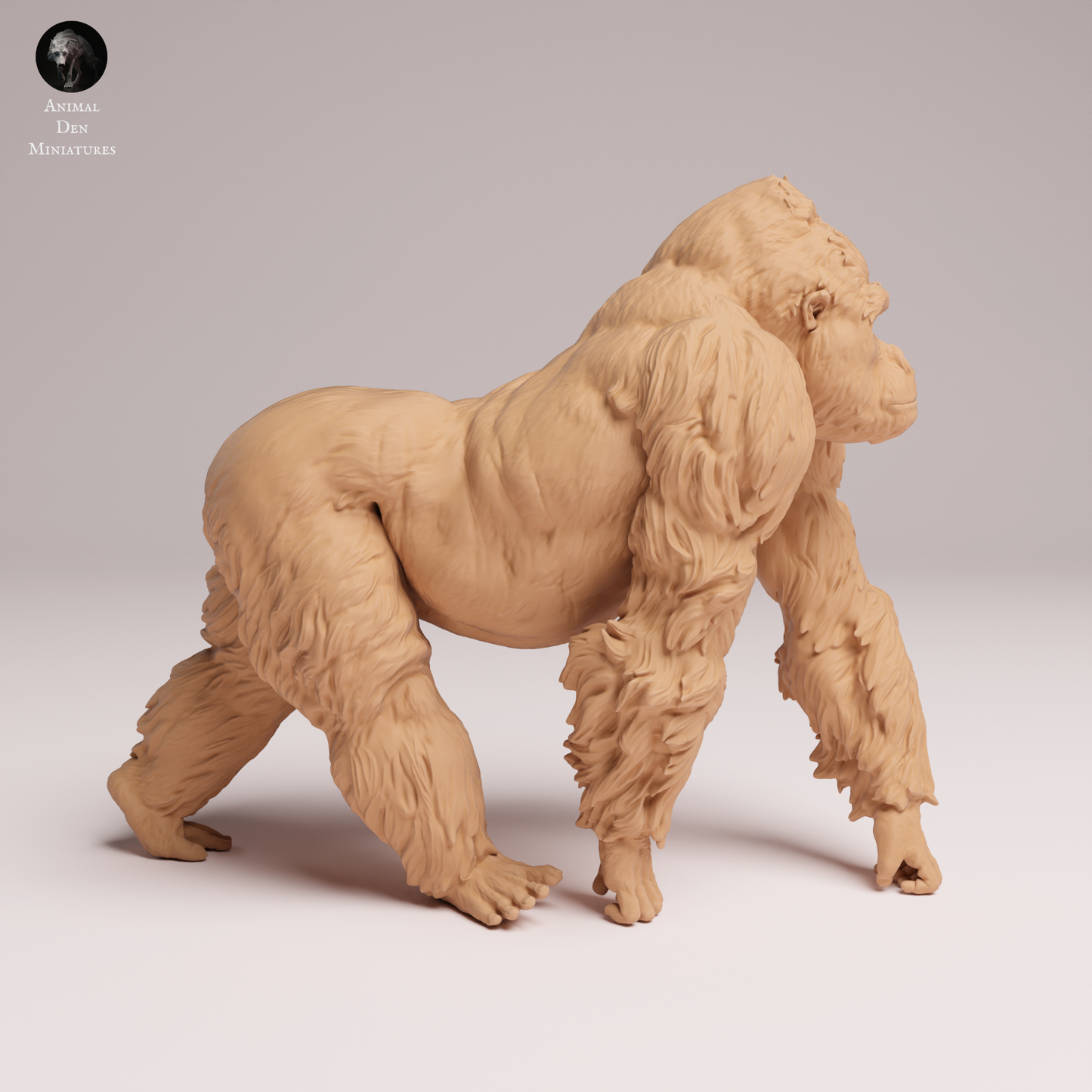 Eastern Lowland Gorilla - Silverback - Animal Den Miniatures