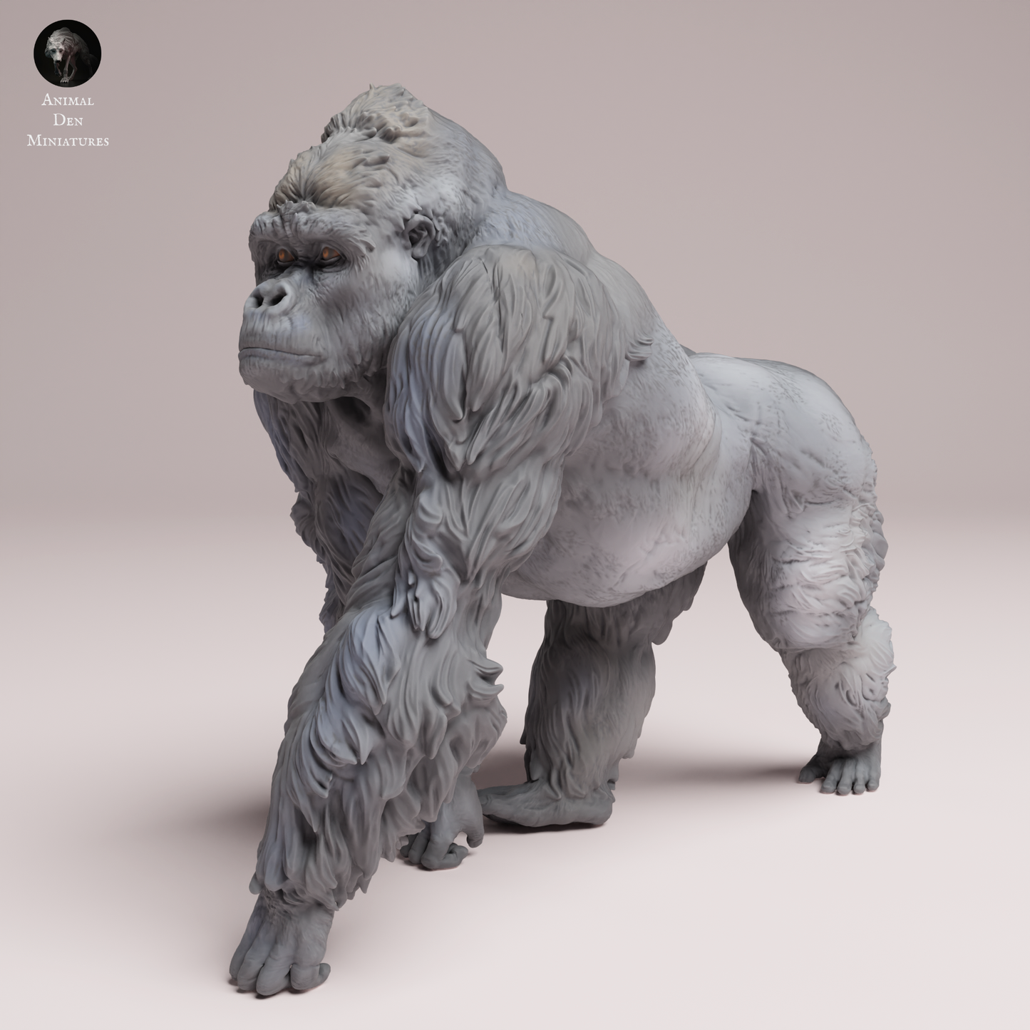 Eastern Lowland Gorilla - Silverback - Animal Den Miniatures