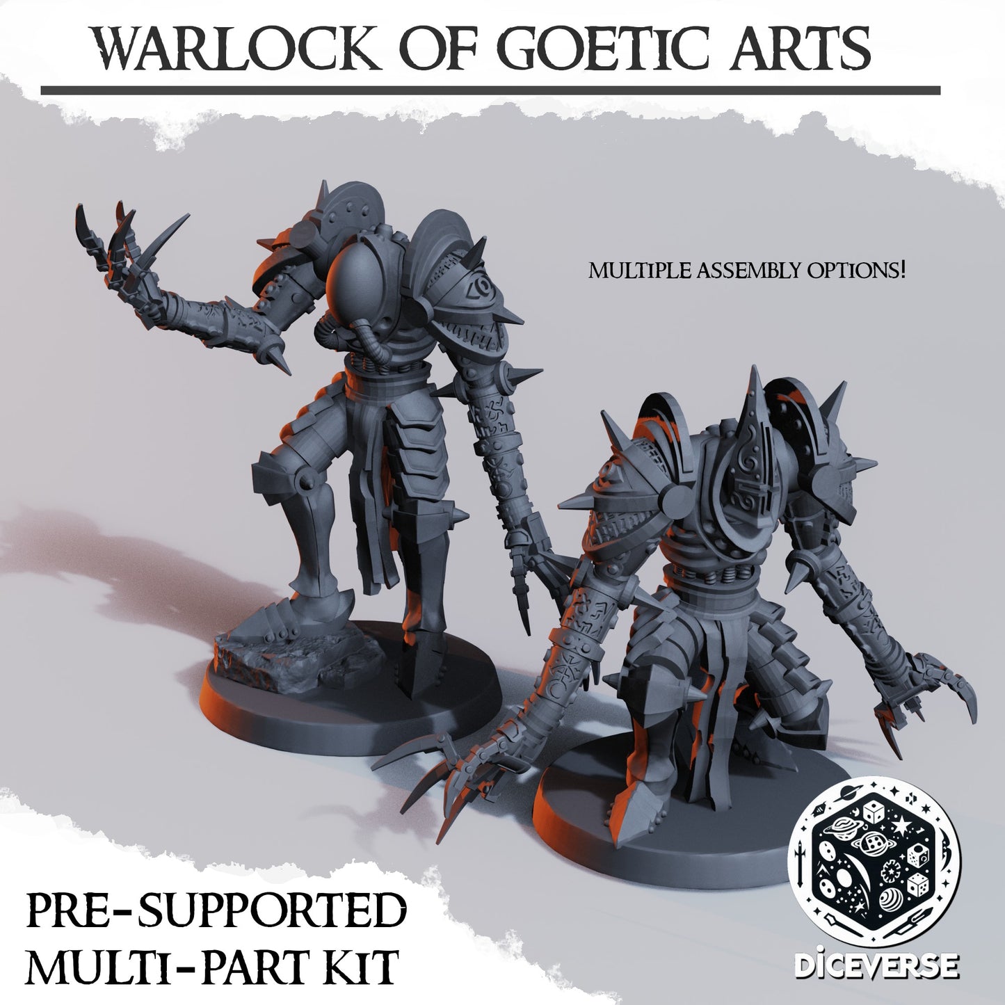 3x Warlock of Goetic Arts - Diceverse