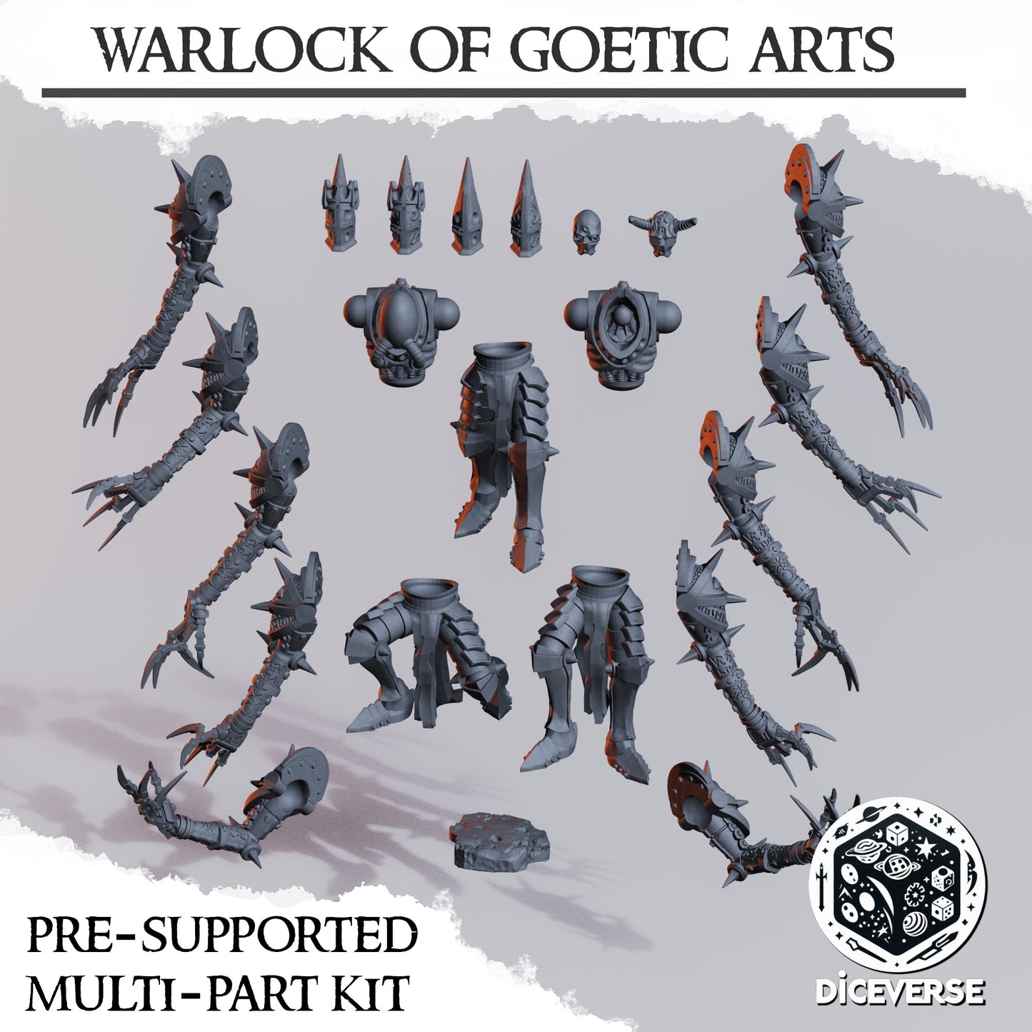 3x Warlock of Goetic Arts - Diceverse