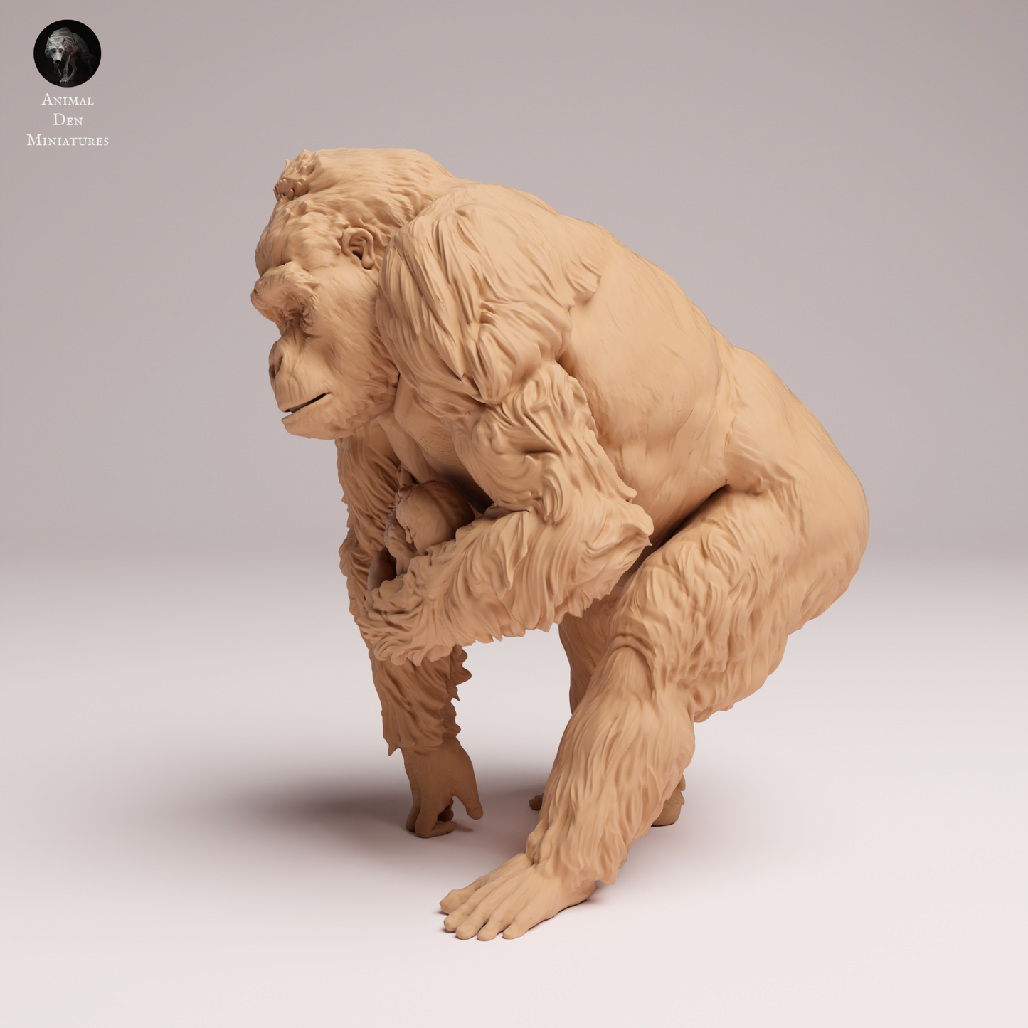 Eastern Lowland Gorilla Female and Infant - Animal Den Miniatures