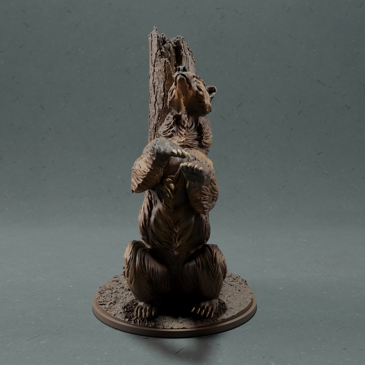 Grizzlybär - Kratzen - Animal Den Miniatures