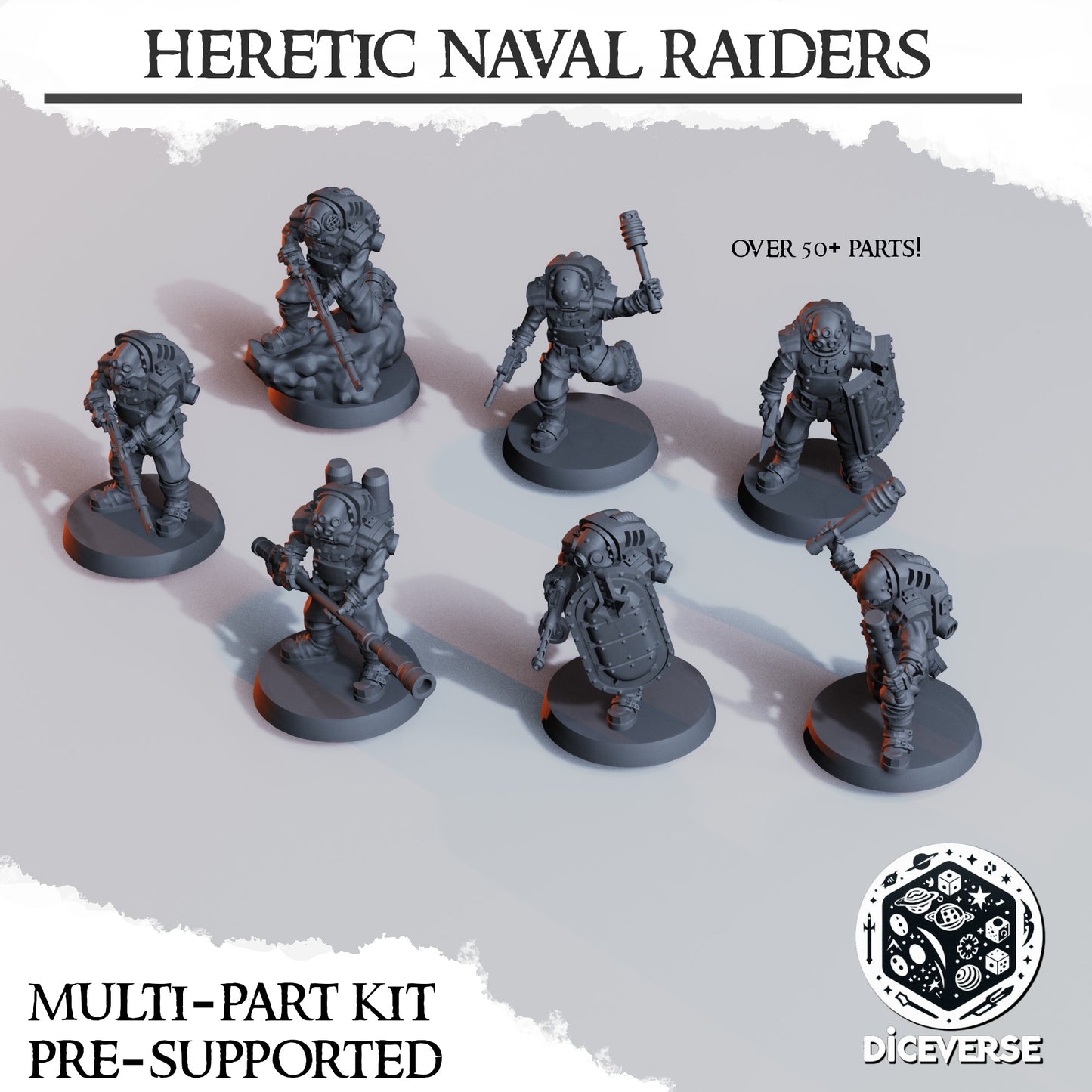 10x Heretic Naval Raiders - Diceverse