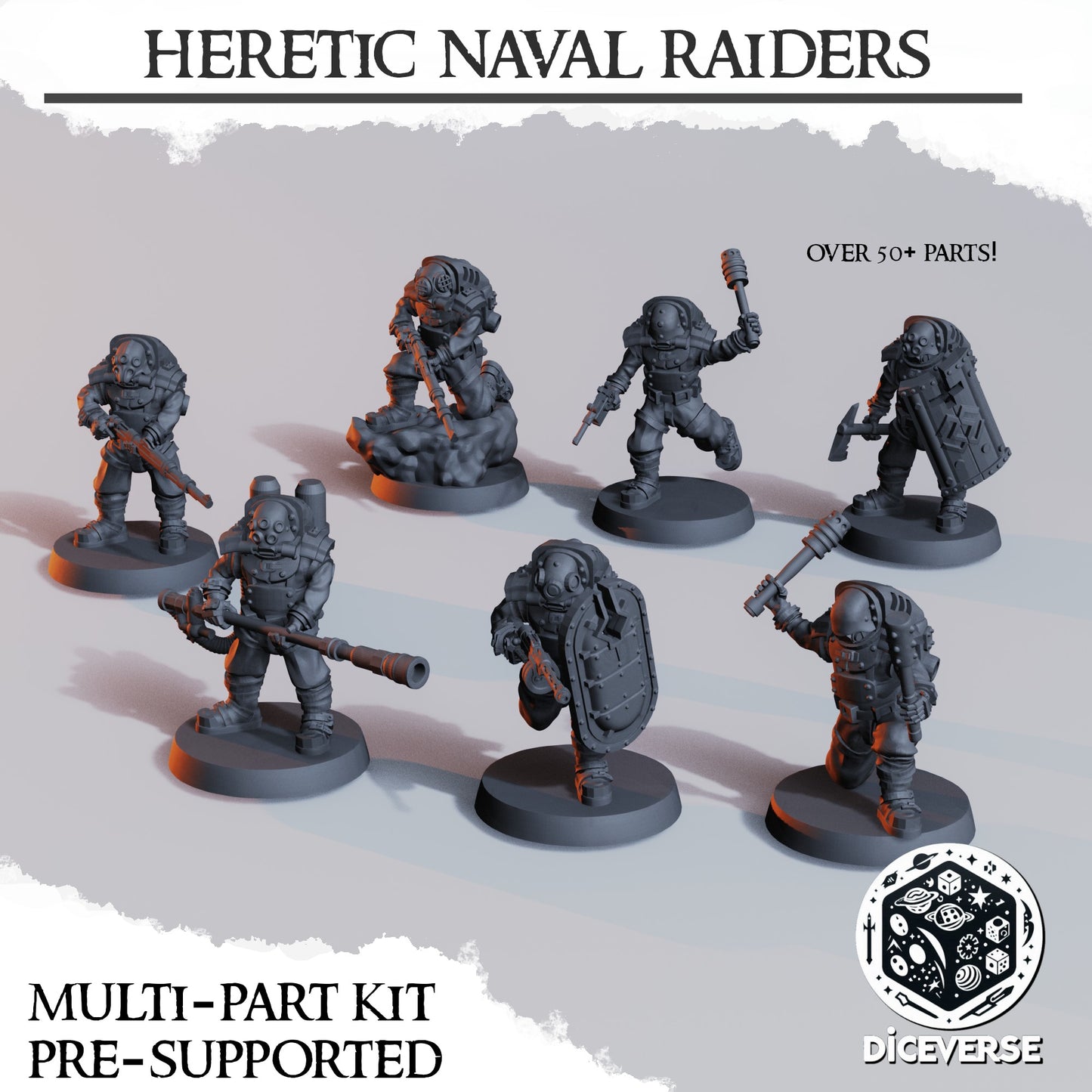 10x Heretic Naval Raiders - Diceverse