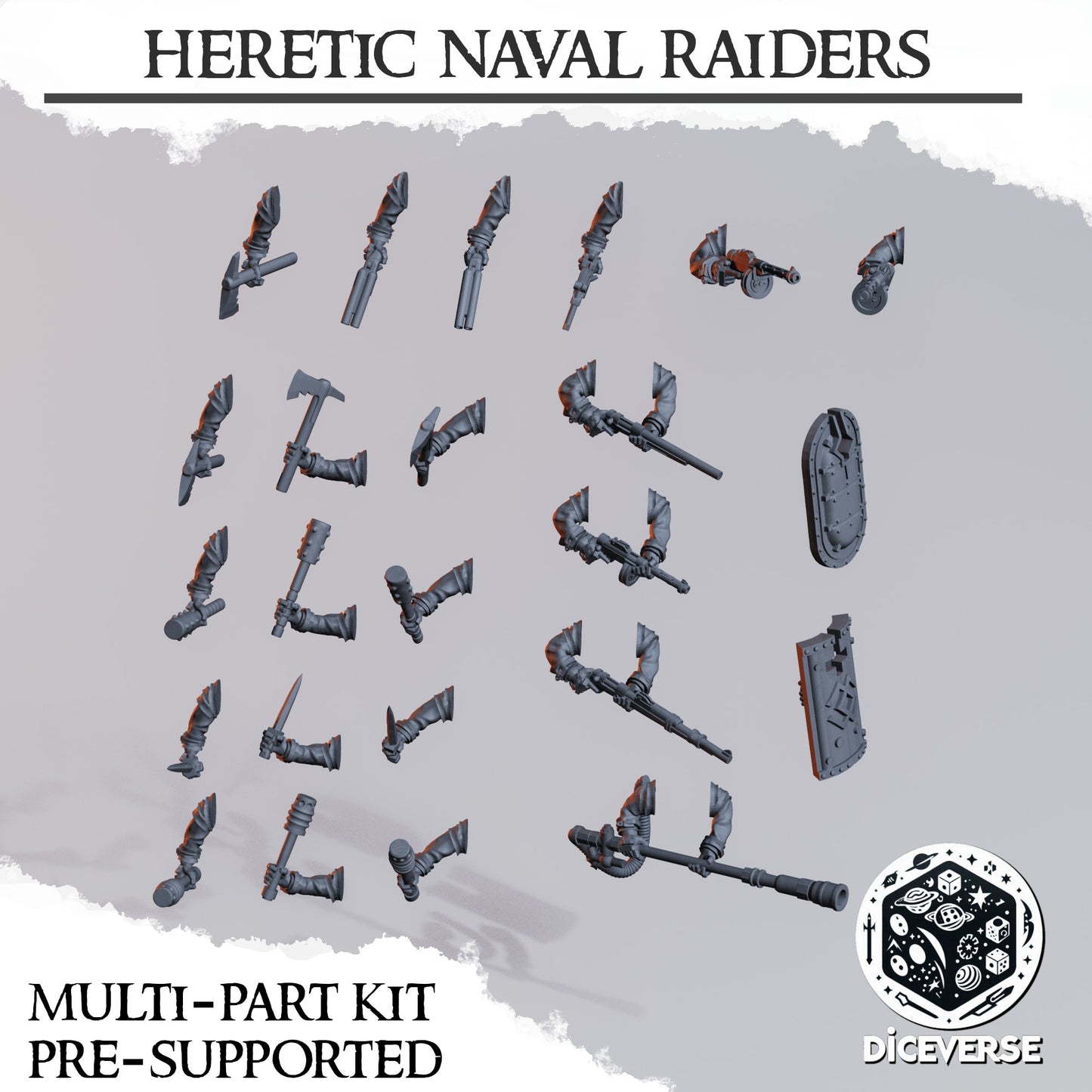 10x Heretic Naval Raiders - Diceverse