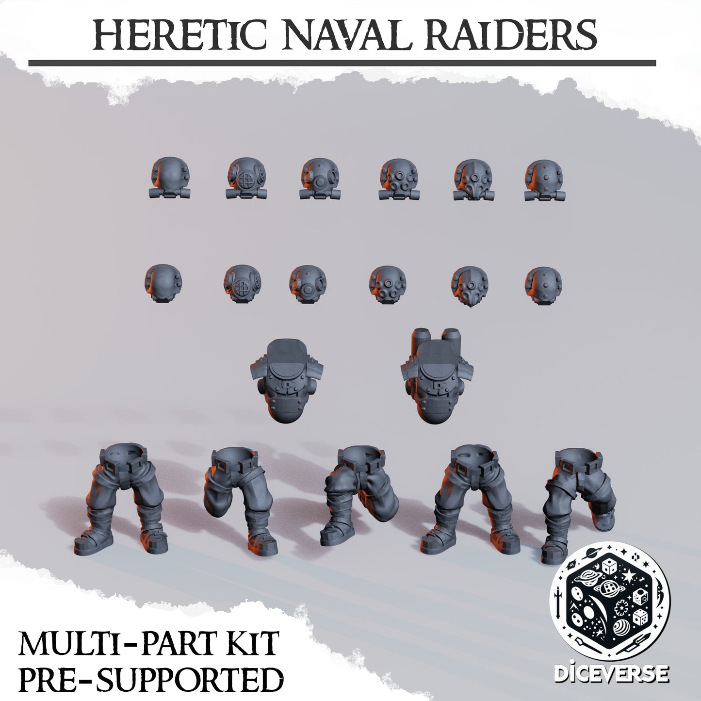 10x Heretic Naval Raiders - Diceverse