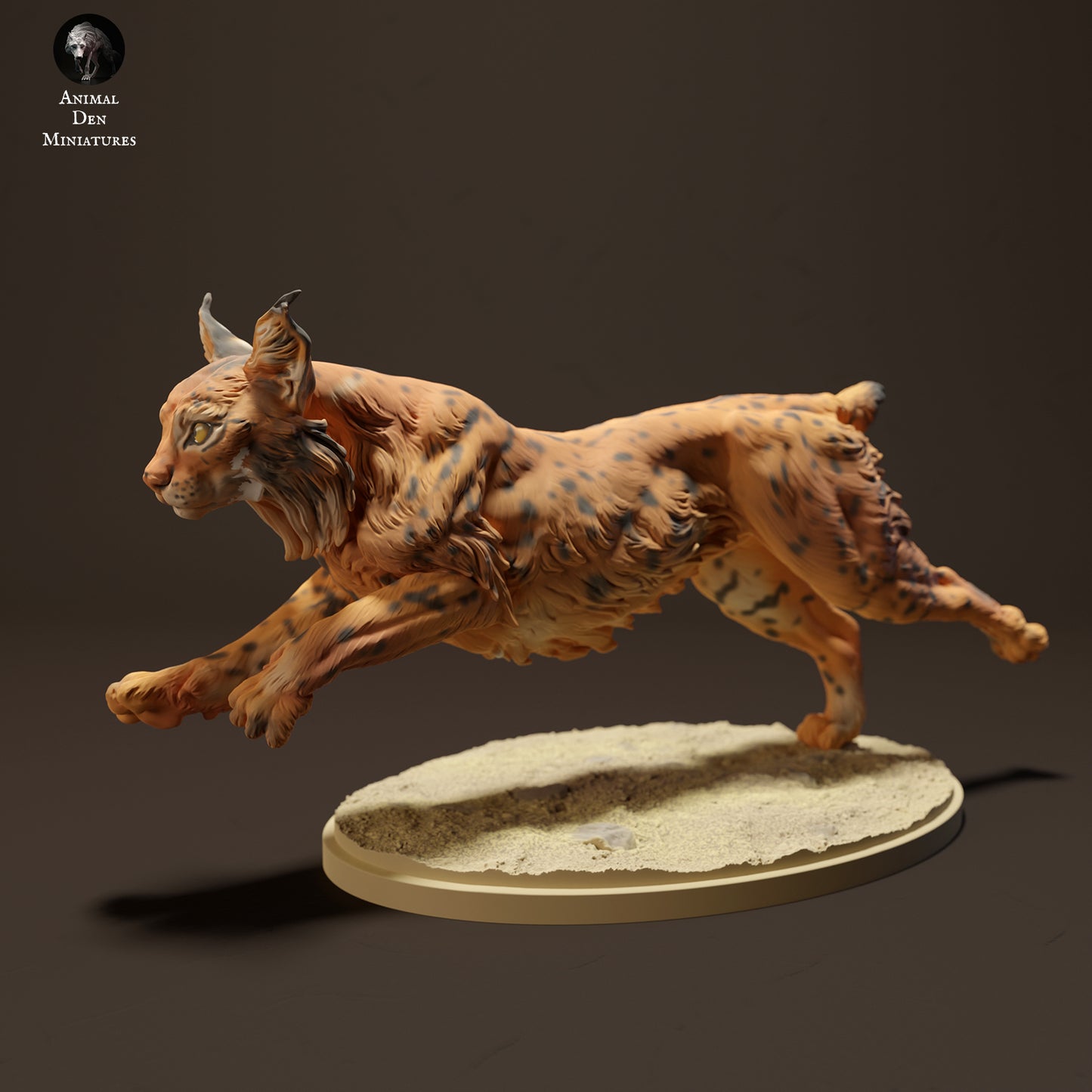 Laufender Iberischer Luchs - Animal Den Miniatures