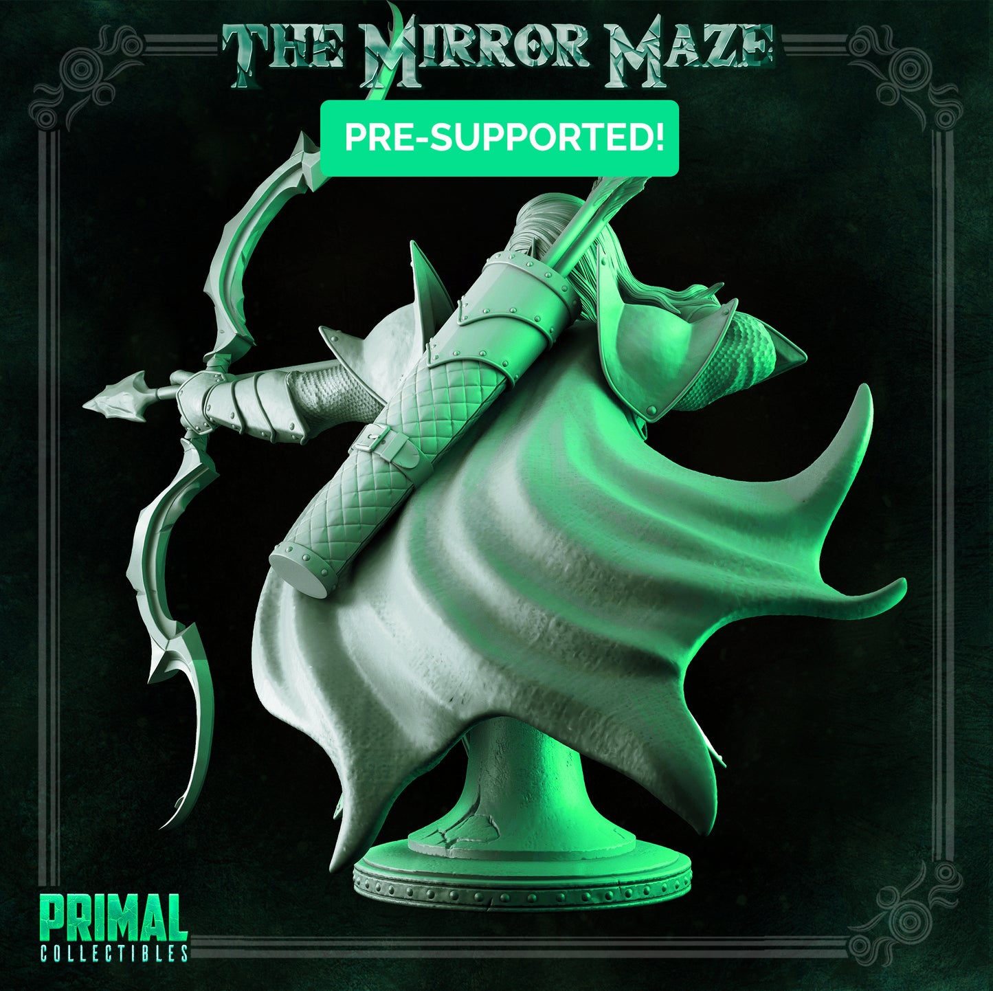 Elf - Haggar - Büste - DAS SPIEGELLABYRIN - MASTERS OF DUNGEONS QUEST - Primal Collectibles