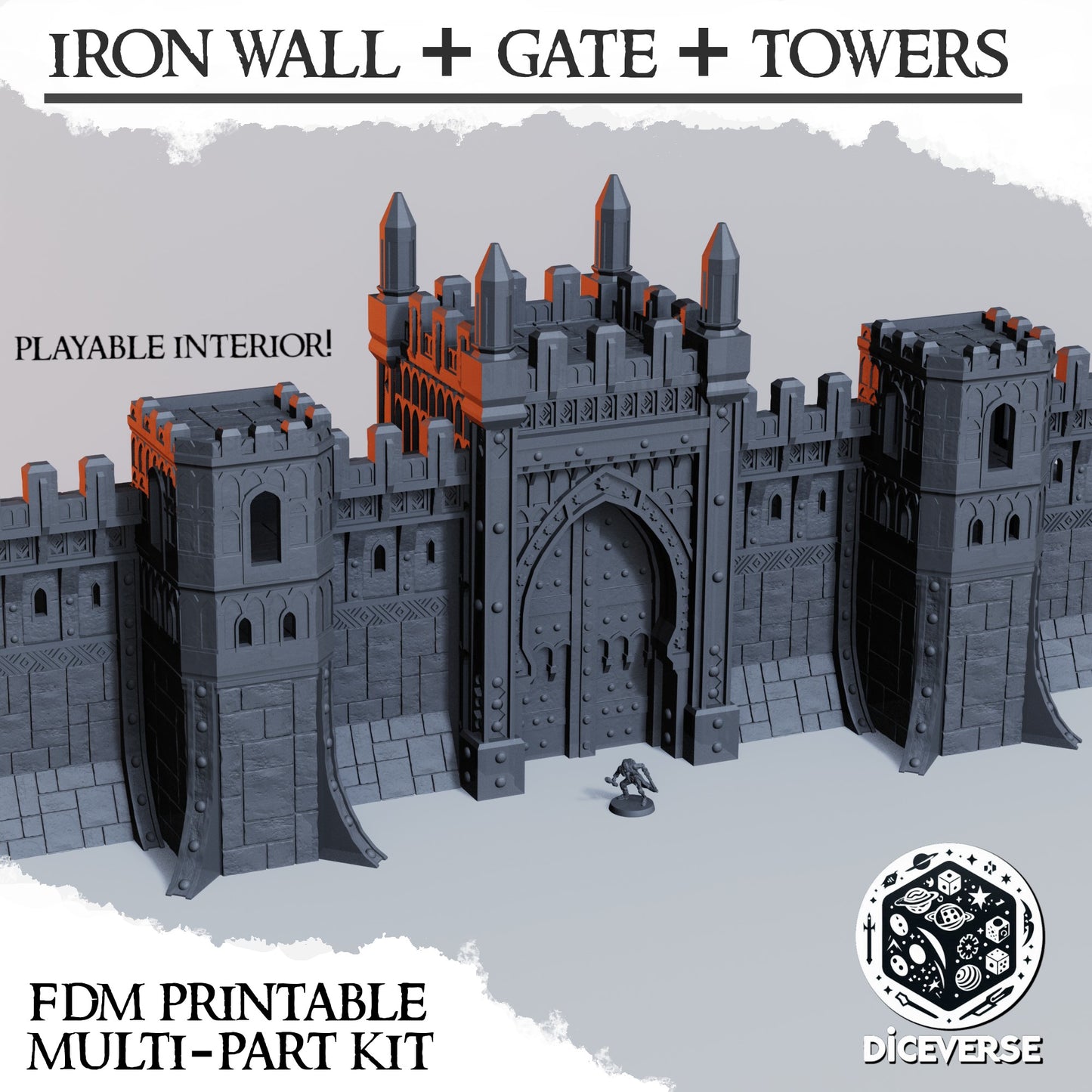 Trench Terrain: Iron Wall - Diceverse