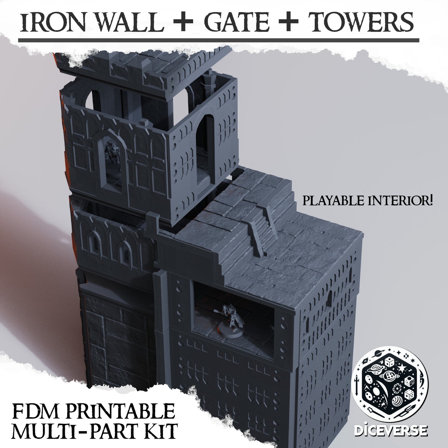 Trench Terrain: Iron Wall - Diceverse