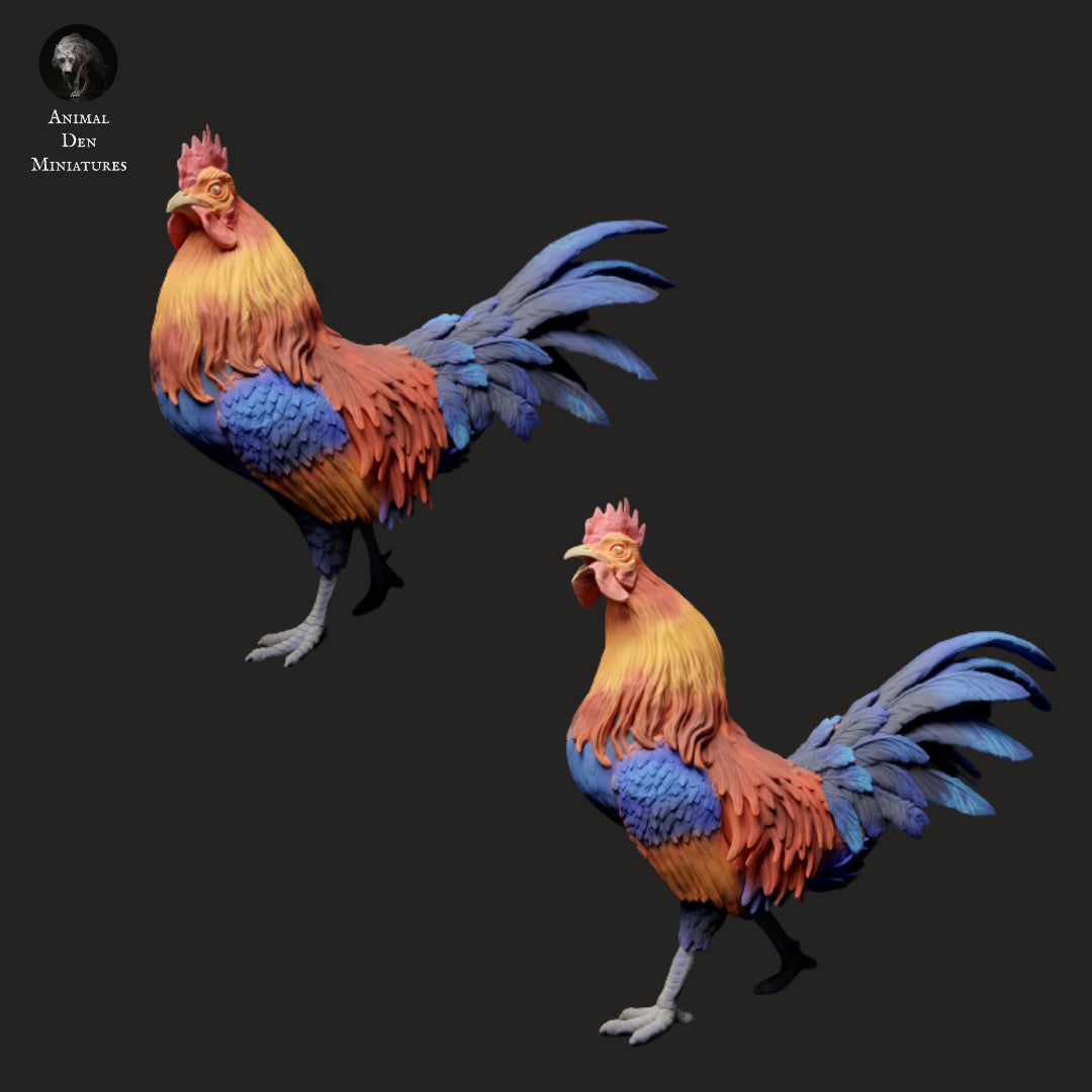 Micro Roster Animal Roosters - Animal Den Miniatures – HammerLine