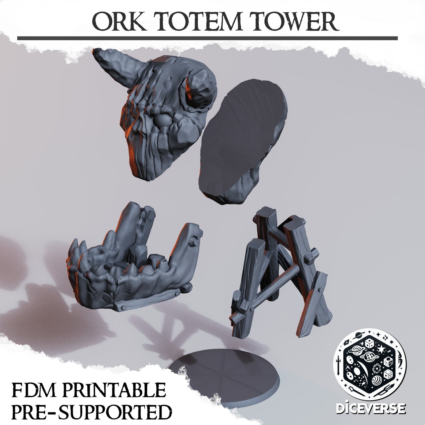 Orc Totem Tower - Diceverse