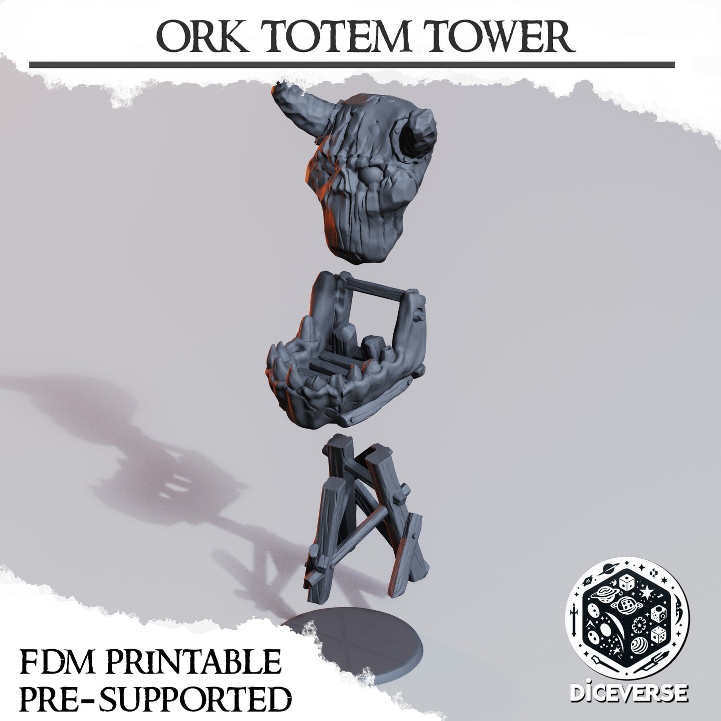 Orc Totem Tower - Diceverse