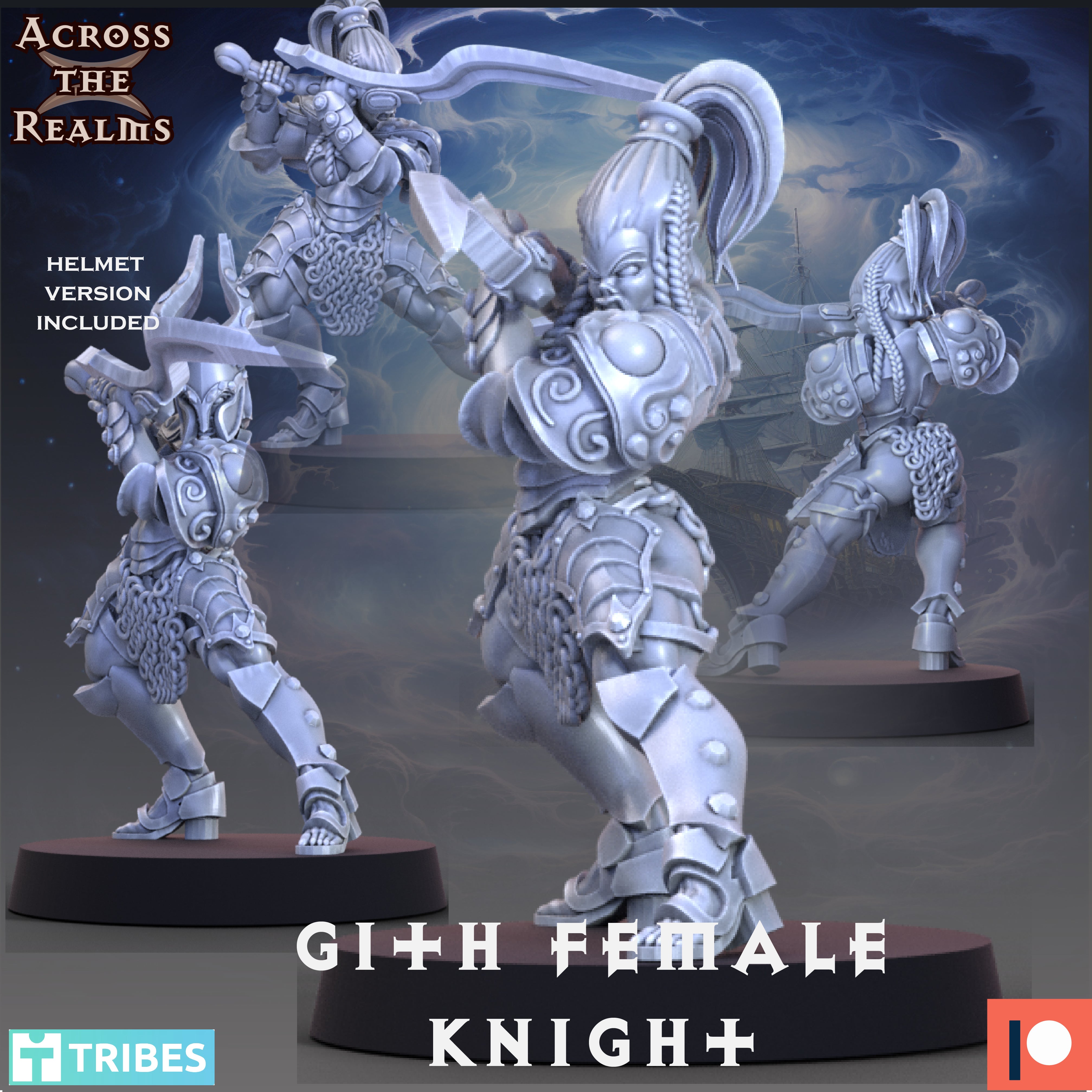 Gith 2x Gith Female Knight - Across the Realms – HammerLine
