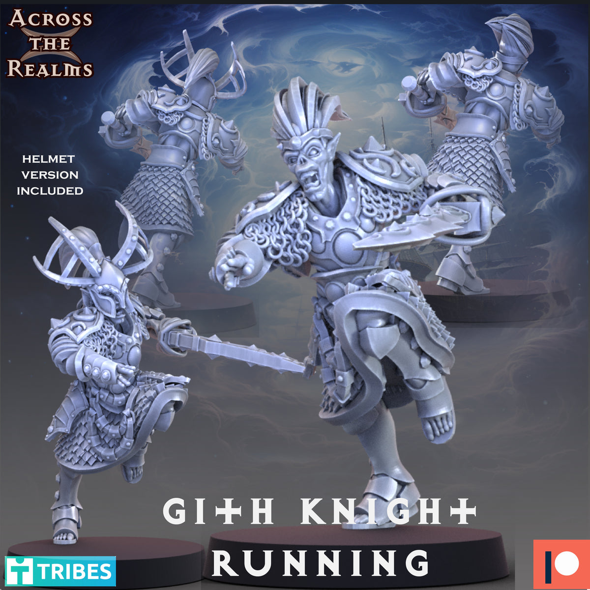 Gith 2x Gith Knight Running - Across the Realms – HammerLine