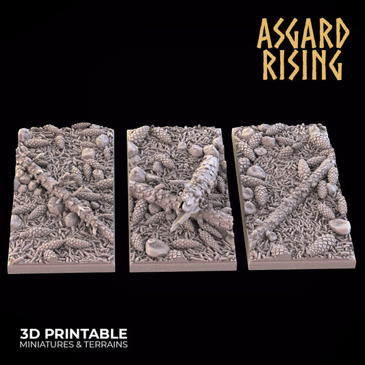 CONIFERS 3 x Rechtecksockel 25x50mm - Asgard Rising