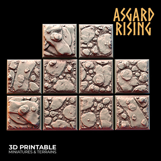 Felspfad - 10 x 25 mm quadratische Basis - Asgard Rising