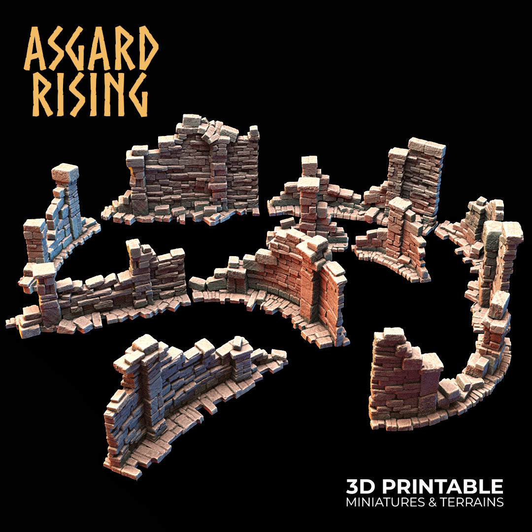 Thron der Winde mit kleinen Ruinen – Asgard Rising