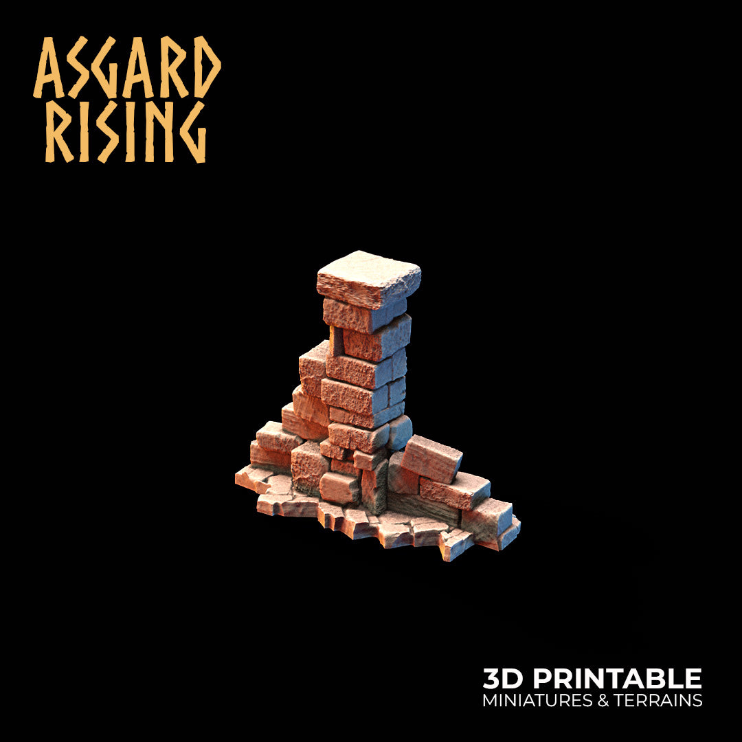 Thron der Winde mit kleinen Ruinen – Asgard Rising