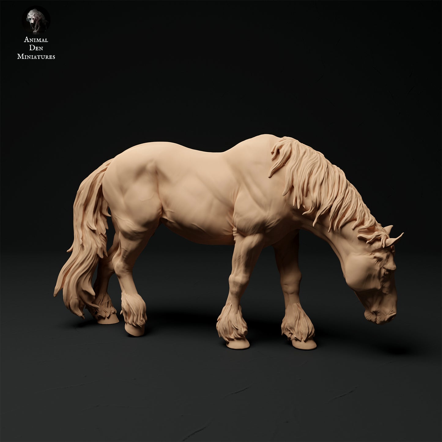 Suffolk Punch Pferde-Paket-Set - Animal Den Miniatures